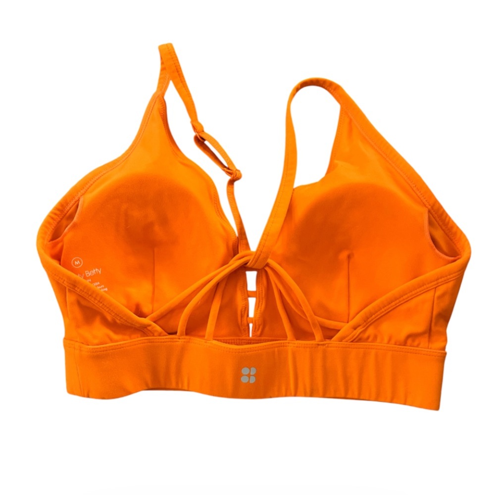 Sweaty Betty Orange Strappy Sports Bra - Picture 2 of 5